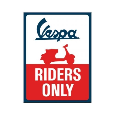 Vespa Riders Only Magnes na Lodówkę